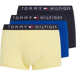 Tommy Hilfiger Men's 3P Trunk Ultra Blue/Des Sky/Country Yellow S Tommy Hilfiger Men's 3P Trunk Ultra Blue/Des Sky/Country Yellow S