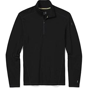 Smartwool Mens Classic Thermal Merino Base Layer 1/4 Zip, Charcoal Heather, S EU Smartwool Mens Classic Thermal Merino Base Layer 1/4 Zip, Charcoal Heather, S EU
