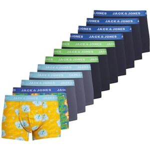 JACK & JONES Men's Jachawaii Trunks 12 Pack Boxer Shorts, Navy Blazer/Pack:Palace Blue-Splish Splash-Navy Blazer-Navy Blazer-Navy Blazer-Navy Blazer-Vint, L JACK & JONES Men's Jachawaii Trunks 12 Pack Boxer Shorts, Navy Blazer/Pack:Palace Blue-Splish Splash-Navy Blazer-Navy Blazer-Navy Blazer-Navy Blazer-Vint, L