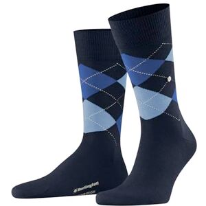 Burlington Men's Edinburgh M So Wool Patterned 1 Pair Socks, Blue Marine 6120, 11-14 Burlington Men's Edinburgh M So Wool Patterned 1 Pair Socks, Blue Marine 6120, 11-14