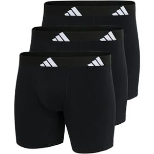 adidas Men's Boxer Brief (3pk) -Active Flex Cotton Underwear, 000 Black, L (Pack of 3) adidas Men's Boxer Brief (3pk) -Active Flex Cotton Underwear, 000 Black, L (Pack of 3)
