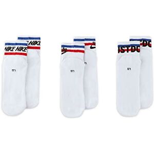 Nike DX5080-100 Everyday Essential Socks Unisex White/Black/Game Royal/University Red XL Nike DX5080-100 Everyday Essential Socks Unisex White/Black/Game Royal/University Red XL