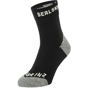 SEALSKINZ Dunton Unisex Waterproof Warm Weather Ankle Length Merino Wool Lined Sock Seamless, Thin & Comfortable Hydrostop to Block Water Penetration SEALSKINZ Dunton Unisex Waterproof Warm Weather Ankle Length Merino Wool Lined Sock Seamless, Thin & Comfortable Hydrostop to Block Water Penetration
