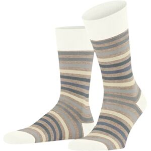FALKE Men's Tinted Stripe M So Wool Cotton Patterned 1 Pair Socks, Beige Melange 4043, 8.5-11 FALKE Men's Tinted Stripe M So Wool Cotton Patterned 1 Pair Socks, Beige Melange 4043, 8.5-11
