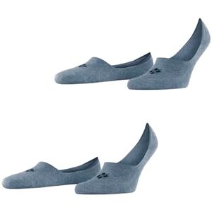 Burlington Men's Everyday Multipack M In Cotton No-Show Plain 2 Pairs Liner Socks, Blue Light Denim 6660, 7-8 Burlington Men's Everyday Multipack M In Cotton No-Show Plain 2 Pairs Liner Socks, Blue Light Denim 6660, 7-8