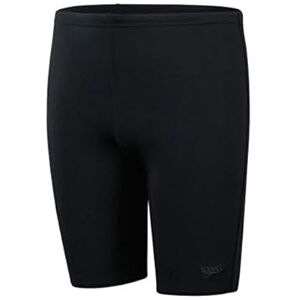 Speedo Boys Endurance+ Jammer Swimming Trunks Training Chlorine Resistant Quick Drying Stretch Fabric Comfort Fit, Black, 13-14 Speedo Boys Endurance+ Jammer Swimming Trunks Training Chlorine Resistant Quick Drying Stretch Fabric Comfort Fit, Black, 13-14