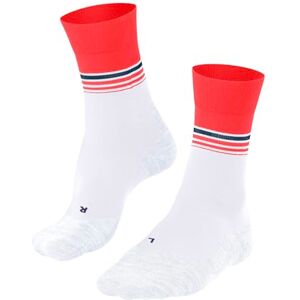 FALKE Men's RU4 Endurance Cool M So Functional Yarn Anti-Blister 1 Pair Running Socks, White 2005 Stripe, 5.5-7.5 FALKE Men's RU4 Endurance Cool M So Functional Yarn Anti-Blister 1 Pair Running Socks, White 2005 Stripe, 5.5-7.5