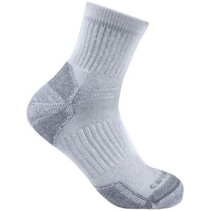 Carhartt Men's Midweight Cotton Blend Quarter Sock 3 Pack, Grey, X-Large Carhartt Men's Midweight Cotton Blend Quarter Sock 3 Pack, Grey, X-Large