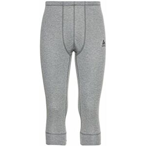 Odlo Men Functional underwear 3/4 pants ACTIVE WARM ECO, steel grey melange, XXL Odlo Men Functional underwear 3/4 pants ACTIVE WARM ECO, steel grey melange, XXL