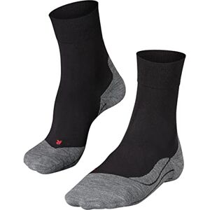 FALKE Men's RU4 Endurance M So Cotton Anti-Blister 1 Pair Running Socks, Black Black-Mix 3010, 11-12.5 FALKE Men's RU4 Endurance M So Cotton Anti-Blister 1 Pair Running Socks, Black Black-Mix 3010, 11-12.5