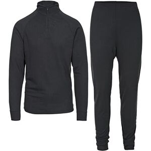 Trespass Mens Unite360 Base Layer Set, Black X, XXS EU Trespass Mens Unite360 Base Layer Set, Black X, XXS EU