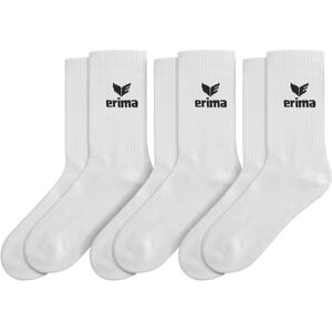Erima Unisex Sport Socks 3 Pack (2182505), New White, 43-46 Erima Unisex Sport Socks 3 Pack (2182505), New White, 43-46