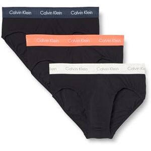 Calvin Klein Men's HIP BRIEF 3PK 0000U2661G Hip Brief, Multi (BLACK BODIES W/INK/CORAL POP/SNOW), S Calvin Klein Men's HIP BRIEF 3PK 0000U2661G Hip Brief, Multi (BLACK BODIES W/INK/CORAL POP/SNOW), S