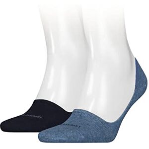 Calvin Klein Men's Mid Cut Footie, Denim Melange, 43/46 (Pack of 2) Calvin Klein Men's Mid Cut Footie, Denim Melange, 43/46 (Pack of 2)