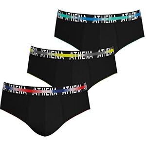 Athena Men's Endurance 24H LN39 Briefs, Noir/Noir/Noir, 3XL Athena Men's Endurance 24H LN39 Briefs, Noir/Noir/Noir, 3XL