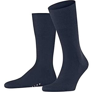 FALKE Men's Airport M So Wool Cotton Plain 1 Pair Socks, Blue Space 6116, 11.5-12.5 FALKE Men's Airport M So Wool Cotton Plain 1 Pair Socks, Blue Space 6116, 11.5-12.5