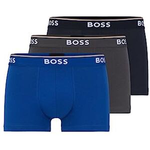 Boss HUGO Men's 3-Pack Stretch Cotton Regular Fit Trunks, Navy/Charcoal/Blue, XL (Pack of 3) Boss HUGO Men's 3-Pack Stretch Cotton Regular Fit Trunks, Navy/Charcoal/Blue, XL (Pack of 3)