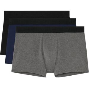 HOM Men's Lot de 3 Boxers Tonal Pack #2 Briefs, Noir + gris + Marine, XXL HOM Men's Lot de 3 Boxers Tonal Pack #2 Briefs, Noir + gris + Marine, XXL