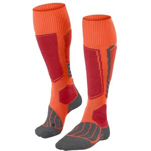 FALKE Men's SK1 Comfort M Kh Wool Silk Warm Thick 1 Pair Skiing Socks, Orange Flash 8288, 5.5-7.5 FALKE Men's SK1 Comfort M Kh Wool Silk Warm Thick 1 Pair Skiing Socks, Orange Flash 8288, 5.5-7.5