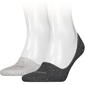 Calvin Klein mens Cotton Men's No Show Socks 2 pack Footie, dark grey melange, 43/46 Calvin Klein mens Cotton Men's No Show Socks 2 pack Footie, dark grey melange, 43/46