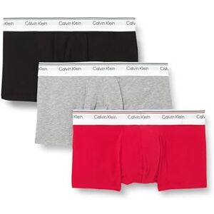 Calvin Klein Men’s 3 Pack Balance Boxer Briefs with Logo Waistband, Multicolor (Turbulence/Ck Ck Logo_Black/ Black), L Calvin Klein Men’s 3 Pack Balance Boxer Briefs with Logo Waistband, Multicolor (Turbulence/Ck Ck Logo_Black/ Black), L