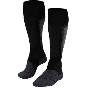 FALKE Men's SK1 Comfort M Kh Wool Silk Warm Thick 1 Pair Skiing Socks, Black Black-Mix 3010, 11-12.5 FALKE Men's SK1 Comfort M Kh Wool Silk Warm Thick 1 Pair Skiing Socks, Black Black-Mix 3010, 11-12.5