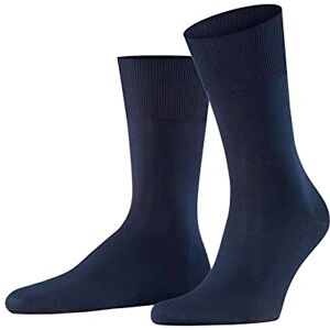 FALKE Men's Firenze M So Cotton Plain 1 Pair Socks, Blue Dark Navy 6370, 7-8 FALKE Men's Firenze M So Cotton Plain 1 Pair Socks, Blue Dark Navy 6370, 7-8