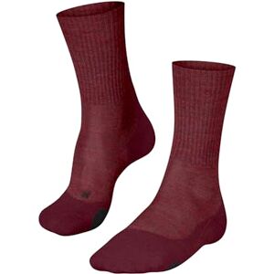 FALKE Men's TK2 Explore Wool M So Breathable Thick Anti-Blister Hiking Socks 1 Pair, Red Scarlet 8289, 8-9 FALKE Men's TK2 Explore Wool M So Breathable Thick Anti-Blister Hiking Socks 1 Pair, Red Scarlet 8289, 8-9
