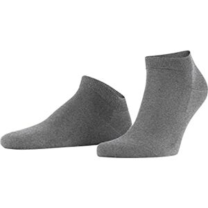 FALKE Men's ClimaWool M Sn Temperature-Regulating Low-Cut Plain 1 Pair Trainer Socks, Grey Light Melange 3216, 8.5-9.5 FALKE Men's ClimaWool M Sn Temperature-Regulating Low-Cut Plain 1 Pair Trainer Socks, Grey Light Melange 3216, 8.5-9.5