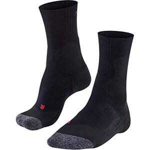 FALKE Men's TE2 M So Cotton Anti-Blister 1 Pair Tennis Socks, Black 3000, 5.5-7.5 FALKE Men's TE2 M So Cotton Anti-Blister 1 Pair Tennis Socks, Black 3000, 5.5-7.5