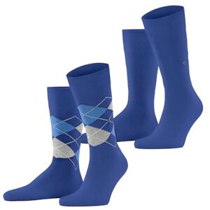 Burlington Men's Everyday Mix Multipack M So Cotton Patterned 2 Pairs Socks, Blue Night 6048, 6.5-11 Burlington Men's Everyday Mix Multipack M So Cotton Patterned 2 Pairs Socks, Blue Night 6048, 6.5-11