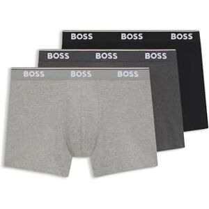 Boss Mens BoxerBr 3P Power Three-Pack of Stretch-Cotton Boxer Briefs with Logos Boss Mens BoxerBr 3P Power Three-Pack of Stretch-Cotton Boxer Briefs with Logos