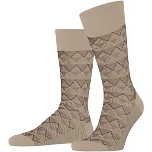 FALKE Men's Colonial Style M So Cotton Patterned 1 Pair Socks, Beige Sand 4320, 7-8 FALKE Men's Colonial Style M So Cotton Patterned 1 Pair Socks, Beige Sand 4320, 7-8
