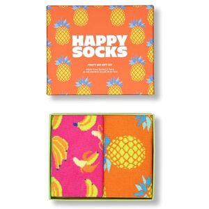 Happy Socks Fun Gift Wrapping Colorful Cotton Socks with Fun Patterns Food and Fruit, Bananas, Burgers, Ice Cream, Pizza, 2-Pack Fruity Mix Gift Set, 41-46 Happy Socks Fun Gift Wrapping Colorful Cotton Socks with Fun Patterns Food and Fruit, Bananas, Burgers, Ice Cream, Pizza, 2-Pack Fruity Mix Gift Set, 41-46