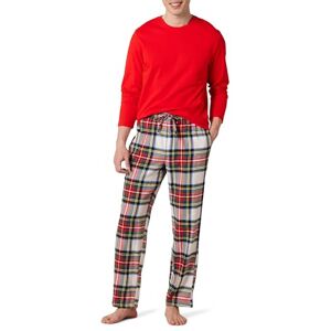 Amazon Essentials Men's Soft Flannel Pajama Sleepwear Set (Available in Big & Tall), Red Tartan Plaid, Small Amazon Essentials Men's Soft Flannel Pajama Sleepwear Set (Available in Big & Tall), Red Tartan Plaid, Small