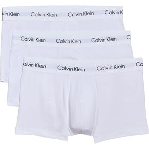 Calvin Klein Men’s 3 Pack Low Rise Trunks, White (White), L Calvin Klein Men’s 3 Pack Low Rise Trunks, White (White), L