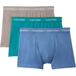 Calvin Klein Men’s 3 Pack Trunks Underwear, Multicolor (Driftwood/Moonlight Blue/Fanfare), XS Calvin Klein Men’s 3 Pack Trunks Underwear, Multicolor (Driftwood/Moonlight Blue/Fanfare), XS