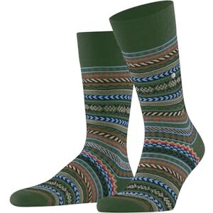 Burlington Men's Fair Isle M So Wool Patterned 1 Pair Socks, Green Asparagus 7045, 6.5-11 Burlington Men's Fair Isle M So Wool Patterned 1 Pair Socks, Green Asparagus 7045, 6.5-11