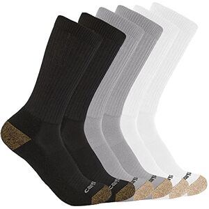 Carhartt Men's Midweight Crew Sock 6 Pack, Assorted 1 Multi, Large (Pack of 6) Carhartt Men's Midweight Crew Sock 6 Pack, Assorted 1 Multi, Large (Pack of 6)