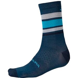 Endura BaaBaa Merino Stripe Socks for Cycling Warmth and Breathability Socks, Blue, L-XL Endura BaaBaa Merino Stripe Socks for Cycling Warmth and Breathability Socks, Blue, L-XL
