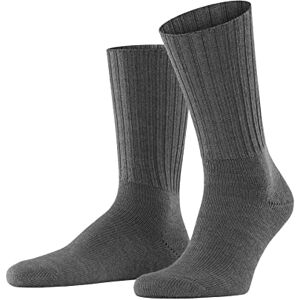 FALKE Men's Nelson M So Wool Plain 1 Pair Socks, Grey Dark 3070, 5.5-8 FALKE Men's Nelson M So Wool Plain 1 Pair Socks, Grey Dark 3070, 5.5-8