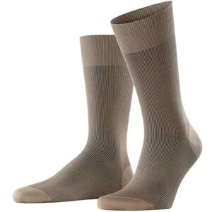FALKE Men's Fine Shadow M So Cotton Patterned 1 Pair Socks, Beige Silbergrau 3930, 8.5-9.5 FALKE Men's Fine Shadow M So Cotton Patterned 1 Pair Socks, Beige Silbergrau 3930, 8.5-9.5
