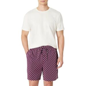 Amazon Essentials Men's Cotton-Modal Pajama Set, Short Sleeve T-Shirt and Shorts, Geo/Ivory, XX-Large Amazon Essentials Men's Cotton-Modal Pajama Set, Short Sleeve T-Shirt and Shorts, Geo/Ivory, XX-Large