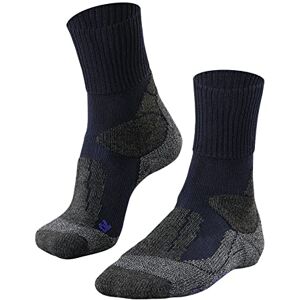 FALKE Men's TK1 Adventure Cool M So Lyocell Functional Yarn Thick Anti-Blister 1 Pair Hiking Socks, Blue Marine 6120, 5.5-7.5 FALKE Men's TK1 Adventure Cool M So Lyocell Functional Yarn Thick Anti-Blister 1 Pair Hiking Socks, Blue Marine 6120, 5.5-7.5