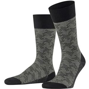 FALKE Men's Mighty Nest M So Cotton Wool Patterned 1 Pair Socks, Black 3000, 7-8 FALKE Men's Mighty Nest M So Cotton Wool Patterned 1 Pair Socks, Black 3000, 7-8