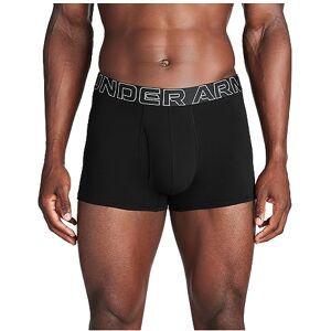 Under Armour Men's 3-Pack Performance Cotton Boxer Brief, 3" Inseam, All-Day Comfort & Ultra-Soft, Black Solid Core, XL Under Armour Men's 3-Pack Performance Cotton Boxer Brief, 3" Inseam, All-Day Comfort & Ultra-Soft, Black Solid Core, XL