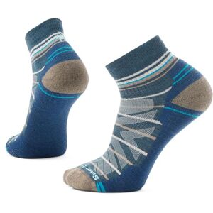 Smartwool Mens Hike Light Cushion Pattern Ankle Socks, Twilight Blue, L UK Smartwool Mens Hike Light Cushion Pattern Ankle Socks, Twilight Blue, L UK