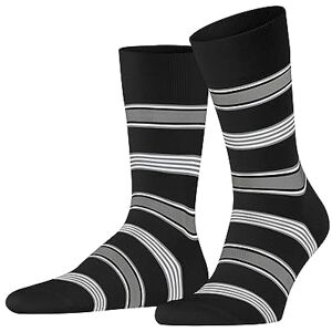 FALKE Men's Marina Stripe M So Cotton Patterned 1 Pair Socks, Black 3000, 8.5-9.5 FALKE Men's Marina Stripe M So Cotton Patterned 1 Pair Socks, Black 3000, 8.5-9.5