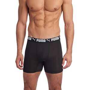 Puma Men's 3 Pack Athletic Fit Boxer Briefs, Black, M Puma Men's 3 Pack Athletic Fit Boxer Briefs, Black, M