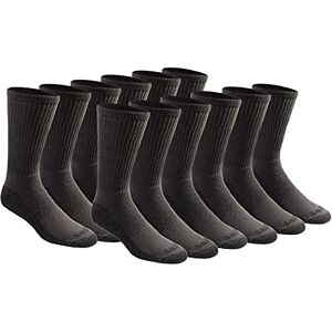 Dickies Men's Dri-tech Essential Moisture Control Crew Socks, Available in M-XXL (6, Casual, Charcoal (12 Pairs), Large (Pack of 12) Dickies Men's Dri-tech Essential Moisture Control Crew Socks, Available in M-XXL (6, Casual, Charcoal (12 Pairs), Large (Pack of 12)